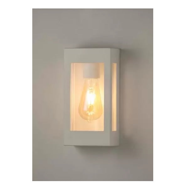 DITAL ARANDELA PRIME INJ 25CM P/ 1 LAMP.BRANCO LENTE TRANSP