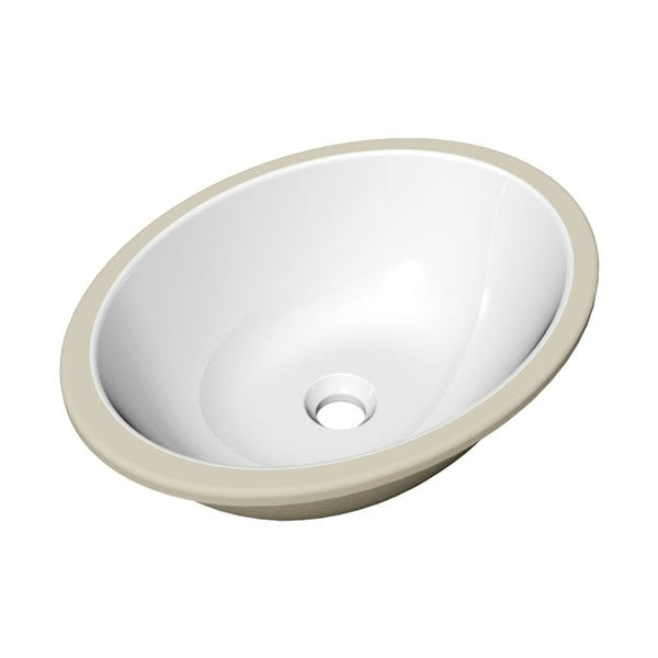 LORENZETTI CUBA OVAL EMBUTIR BRANCA CBO-09 49X37,5CM