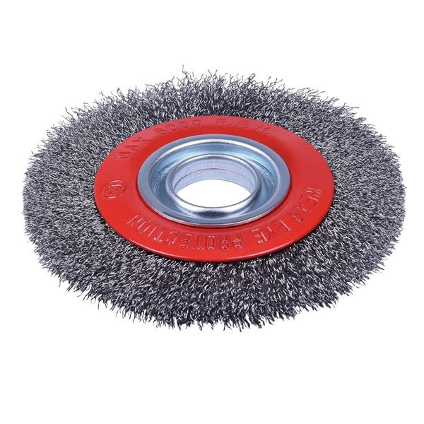 ESCOVA CIRCULAR ACO ONDULADO 6"X3/4" - WORKER