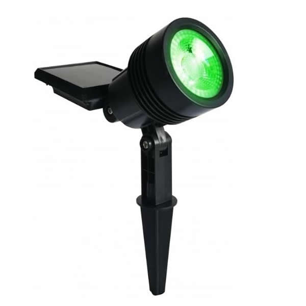 ESPETO SPOT SOLAR ABS 20LM VERDE