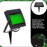 REFLETOR SOLAR ABS 200LM VERDE