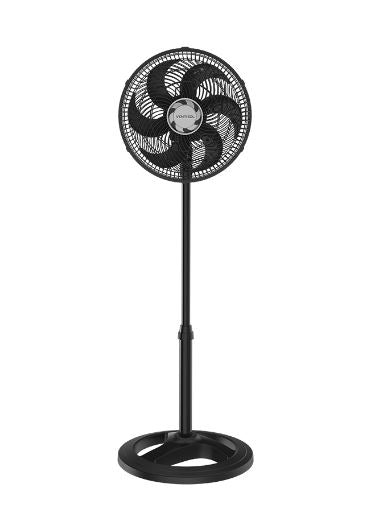 VENTILADOR VENTISOL OSC COLUNA 6P 30CM TURBO 220V PRETO