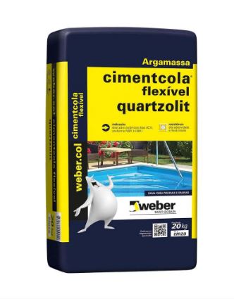 ARGAMASSA COLANTE QUARTZOLIT ACIII INT./ EXT. FLEXIVEL 20KG