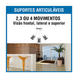 SUPORTE ARTICULADO PARA TV 10-55 SBRP1030 BRASFORMA