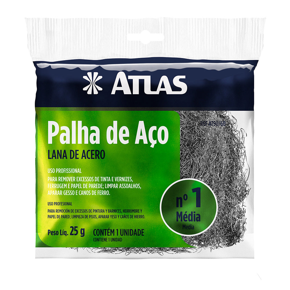 ATLAS PALHA ACO 25 G