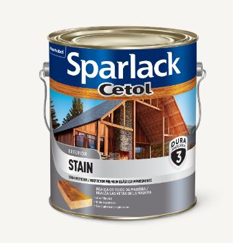 SPARLACK CETOL STAIN  EF.NATURAL BALAN.ACET. 3.6LTS IMBUIA