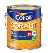 Tinta Esmalte Sintético Coralit Total Balance Brilhante 3,6L - Preto
