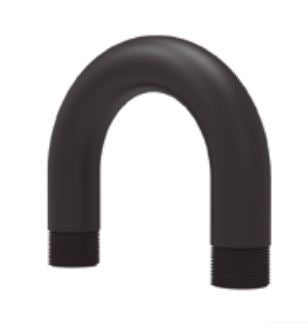 CURVA LONGA 180° P/ ELETRODUTO 3/4" PRETO C/ ROSCA - INPOL