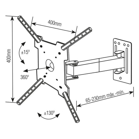 SUPORTE ARTICULADO PARA TV 10-55 SBRP1030 BRASFORMA