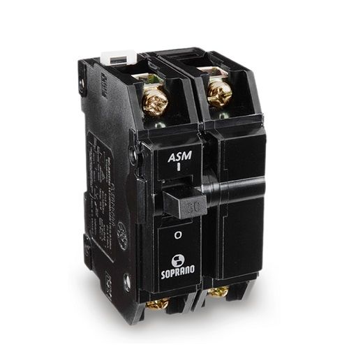 DISJUNTOR BIPOLAR  30A PRETO SOPRANO