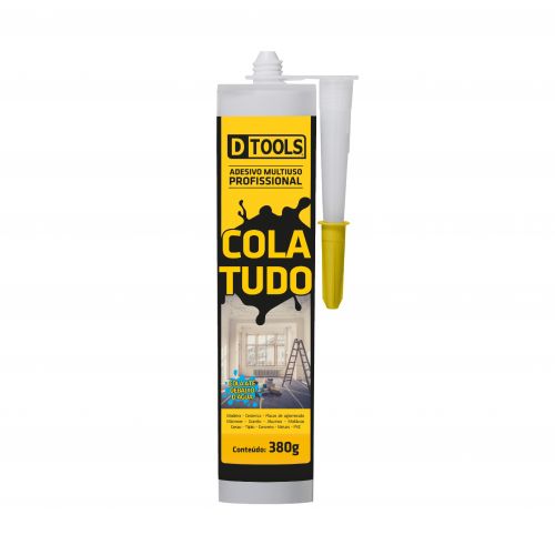 COLA TUDO  BRANCO BISNAGA 380G  DTOOLS