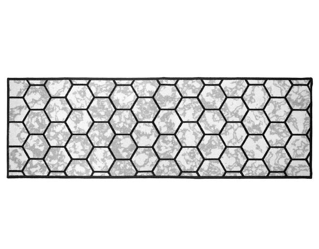 TAPETE KAPAZI CLEANKASA COZINHA MARMORE HEXAGONAL 50CMX150CM