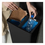 OU LIXEIRA DE PEDAL TRIUM 30L DUPLA PRETO