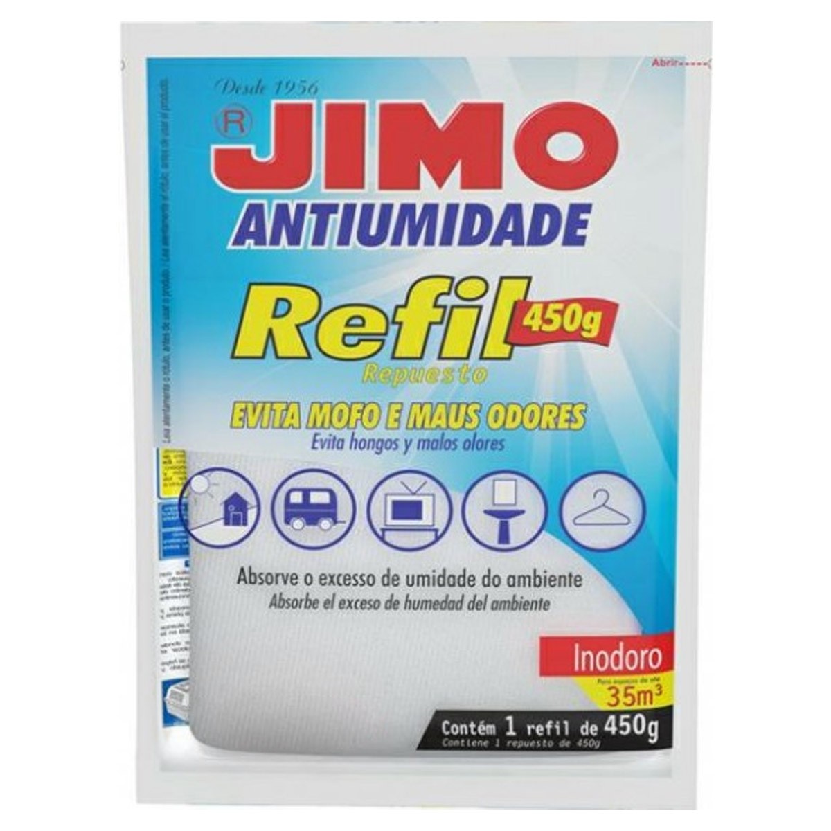 JIMO ANTIUMIDADE INODORO REFIL 450G