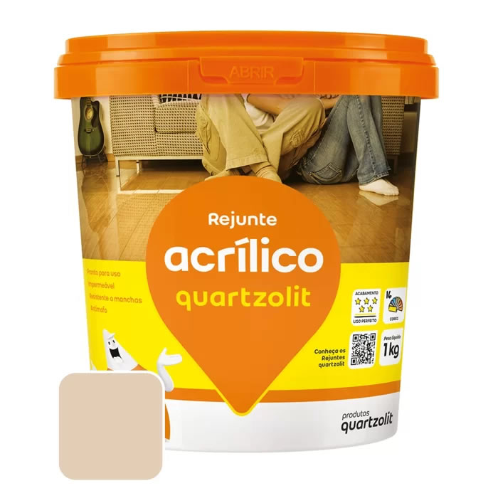 REJUNTE QUARTZOLIT ACRILICO BEGE 1KG