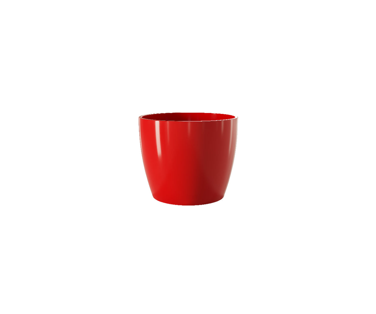 VASO CERÂMICO MUNIQUE VERMELHO COMPATÍVEL COM POTE Nº 11