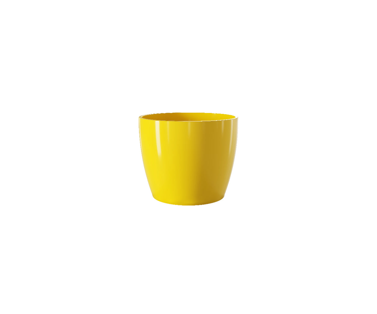 VASO CERÂMICO MUNIQUE AMARELO COMPATÍVEL COM POTE Nº 11