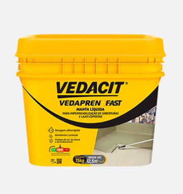 VEDACIT VEDAPREN FAST 15 KG BRANCO