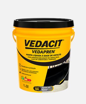 VEDACIT VEDAPREN 18 KG (PRETO)