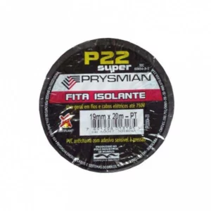 Fita Isolante 19mm X 20m Preta P22 - Prysmian