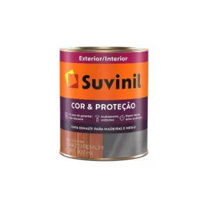 Tinta Esmalte Brilhante Cor e Proteção Suvinil Branco 900 Ml