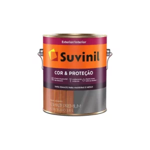 Tinta Esmalte Sintético Cor e Proteção Brilhante para Madeira e Metal Branco 3,6 Litros - Suvinil - Tinta Esmalte Sintético Cor e Proteção Brilhante para Madeira e Metal Branco 3,6 Litros - Suvinil