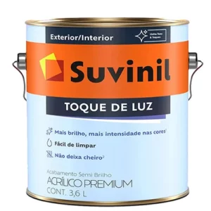 Suvinil Toque Brilho Acr  3,6lts Br Neve