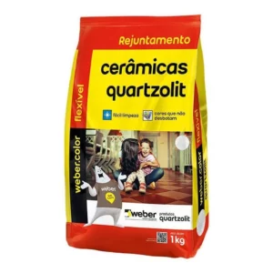 Rejunte Flex Quartzolit Marrom Cafe 1kg