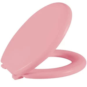 Assento Almofadado Oval Rosa