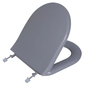 Assento Calypso Almofadado Cinza Platina