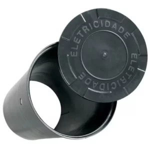 Balde Aterramento Preto 23 X 25