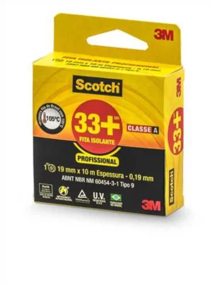 Fita Isolante Scotch-brite 33+ 19mm X 10m 3m