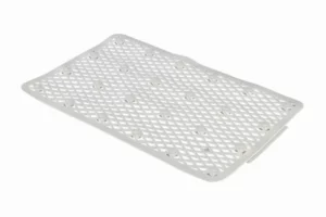 Tapete de Plástico Flexível para área Molhada 50 X 32cm Branco 1