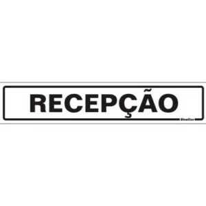 Placa Poliestireno 5x25 - Recepcao