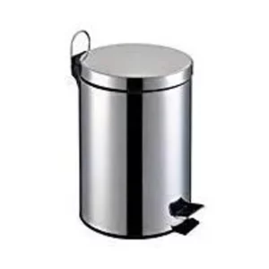 Lixeira Agata Inox 12lts Mor