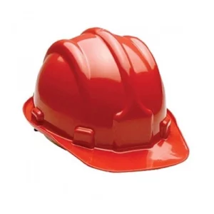 Capacete Aba Frontal Polietileno Vermelho Worker