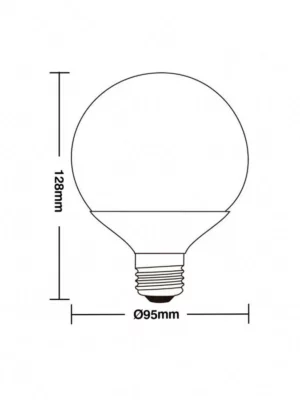 Lampada Taschibra Led Globo 800 3000k Bi-volt