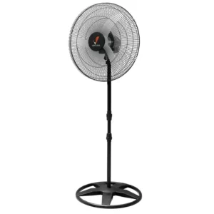 Ventilador de Coluna Oscilante com Grade Metálica Ventura Preto 60cm Bivolt - Venti-delta