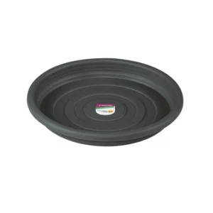 Prato Vaso Jardim Plastico Red 13cm Cinza Primafer