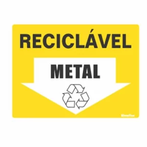 Placa Poliestireno 15x20 - Reciclavel Metal