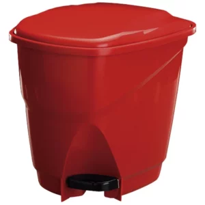 Lixeira Ecológica com Pedal Bordô e Preto 16l