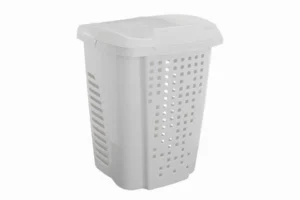Roupeiro Telado com Cesto Branco 70l