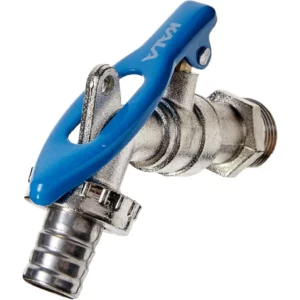 Kala Torneira Esfera Cadeado 1/2"x3/4" Metal, Montagem em Parede, Exterior