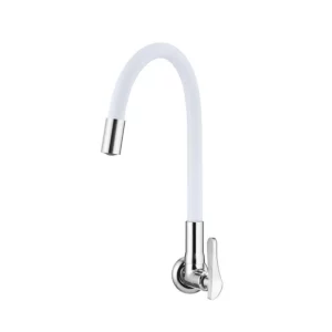 Torneira Multiuso de Parede com Bica Flexível White 1/2"