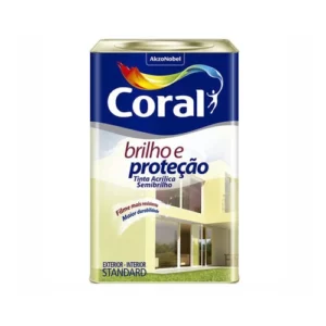 Coral Coralar Acrilico Brilho e Protecao 18lts Branco
