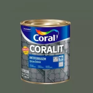 Tinta Esmalte Sintético Antiferrugem Coralit 900ml - Cinza