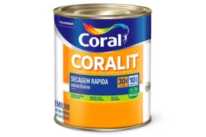 Tinta Esmalte Sintético Coralit Total Balance Acetinado 900ml - Branco