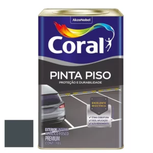 Coral Tinta Piso Cinza Escuro  18lts