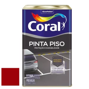 Coral Tinta Piso Vermelho Seguranca  18lts