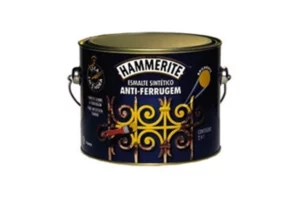 Tinta Esmalte Hammerite Brilhante Cinza Anti-ferrugem 2,4 Litros